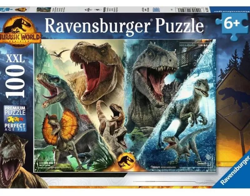 Ravensburger Puzzle Dino Jurassic World 3 100 Piezas - ^ Puzzles De 100 A 200 Piezas