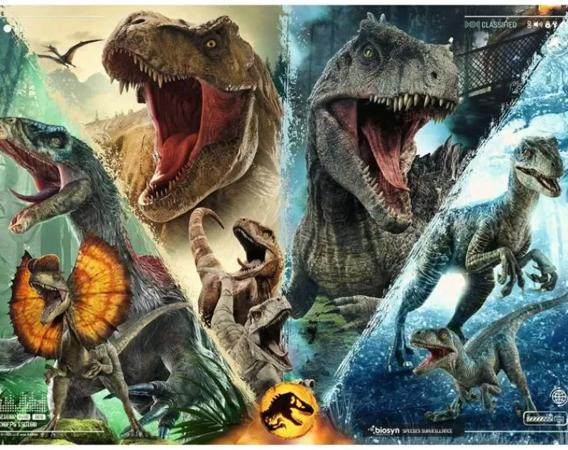 Ravensburger Puzzle Dino Jurassic World 3 100 Piezas - ^ Puzzles De 100 A 200 Piezas