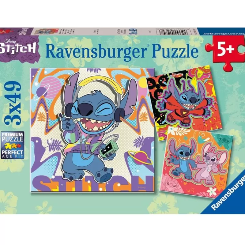 Ravensburger Puzzle Disney Stitch 3X49 Pcs - ^ Puzzles De 20 A 48 Piezas