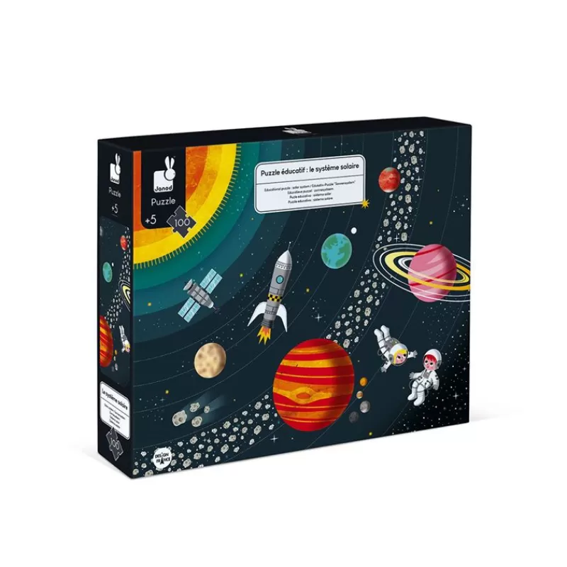 Janod Puzzle Educativo Del Sistema Solar 100 Piezas - ^ Puzzles De 100 A 200 Piezas