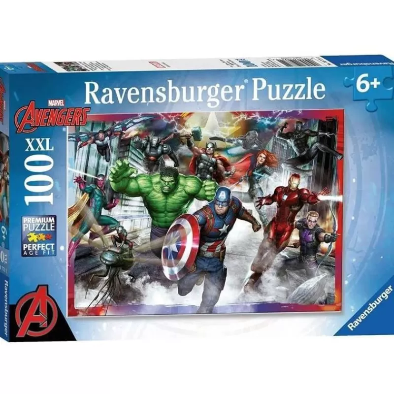 Ravensburger Puzzle Eroi Marvel Avengers 100P Xxl - ^ Puzzles De 100 A 200 Piezas