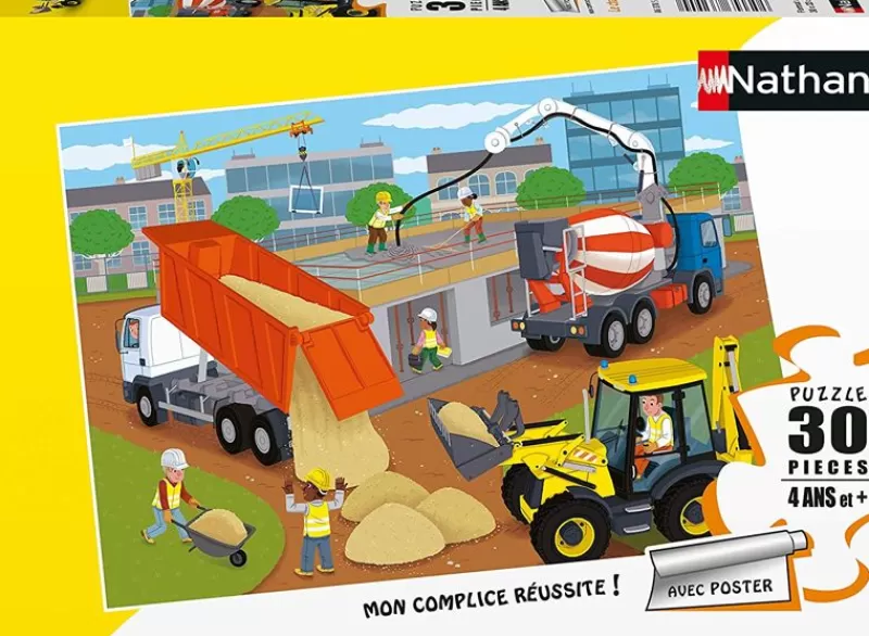 Nathan Puzzle La Obra De Construcción 30 Piezas - ^ Puzzles De 20 A 48 Piezas