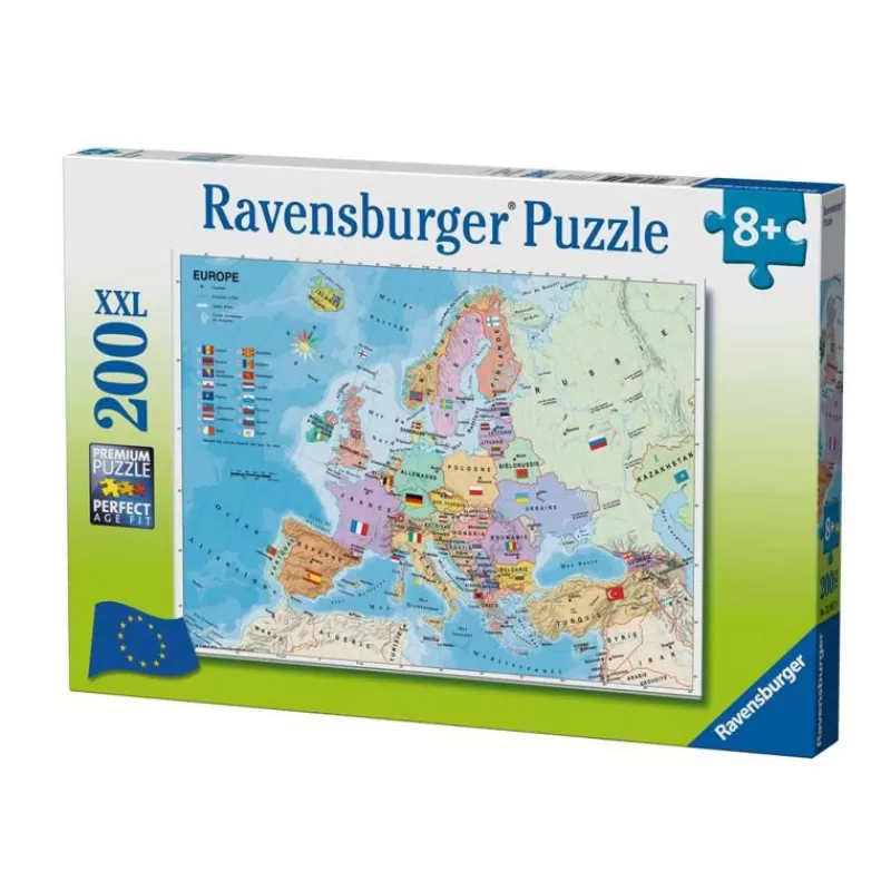 Ravensburger Puzzle Mapa De Europa 200 Piezas - ^ Puzzles De 100 A 200 Piezas