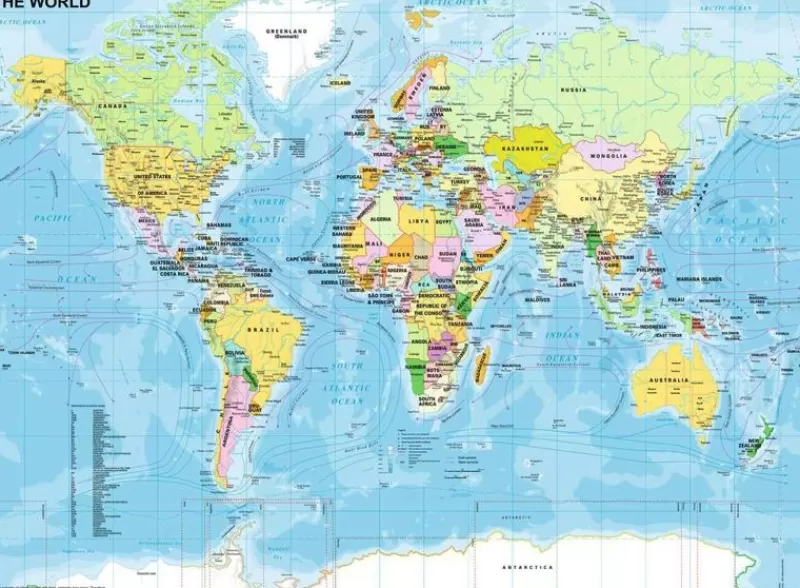 Ravensburger Puzzle Mapa Del Mundo 200 Piezas - ^ Puzzles De 100 A 200 Piezas