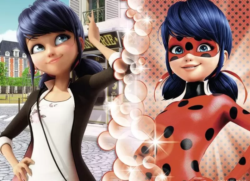 Nathan Puzzle Marinette Vs Lady Bug 45 Piezas - ^ Puzzles De 20 A 48 Piezas