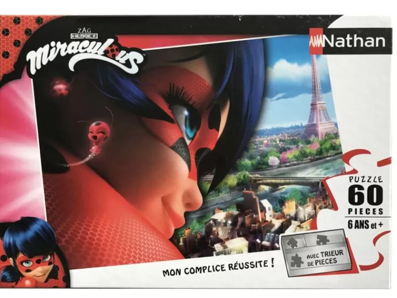 Nathan Puzzle Miraculous Ladybug 60 Piezas - ^ Puzzles De 50 A 80 Piezas