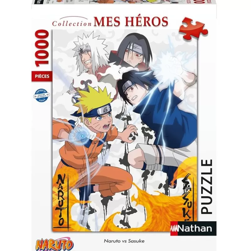 Nathan Puzzle Naruto Vs Sasuke 1000 Piezas - ^ Puzzles De 250 Piezas Y Más