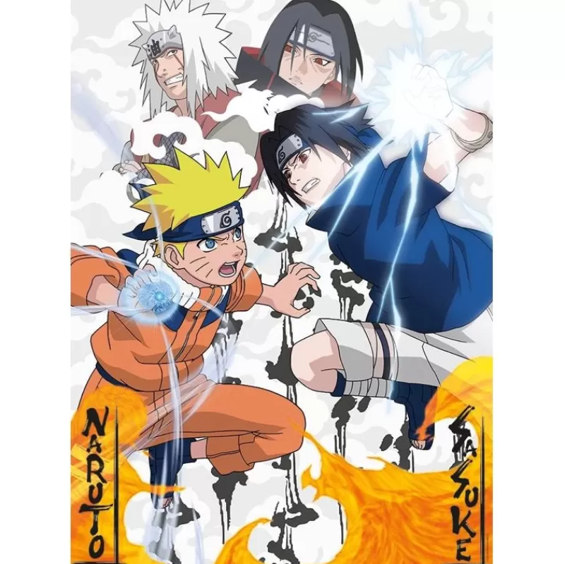 Nathan Puzzle Naruto Vs Sasuke 1000 Piezas - ^ Puzzles De 250 Piezas Y Más