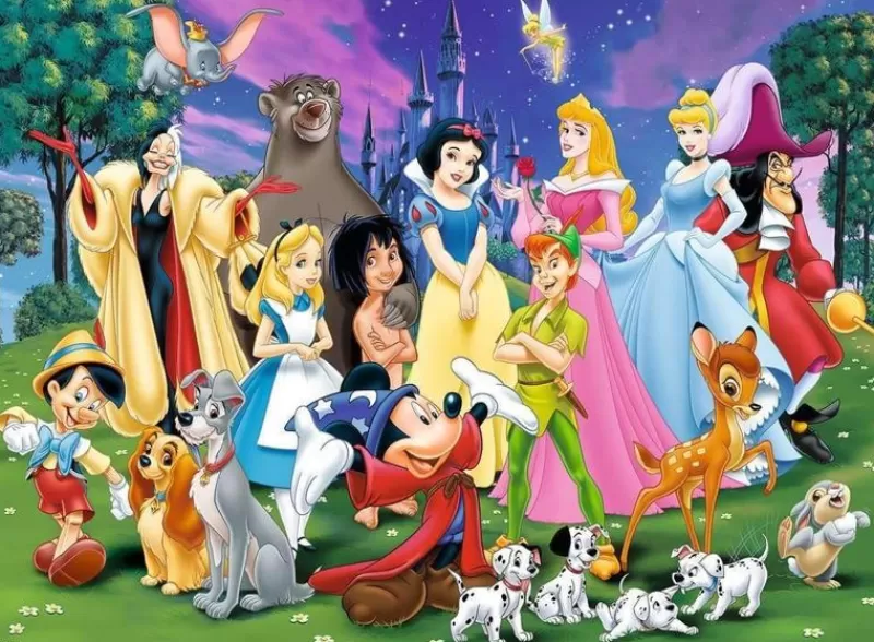 Ravensburger Puzzle Personajes Disney 200P Xxl - ^ Puzzles De 100 A 200 Piezas