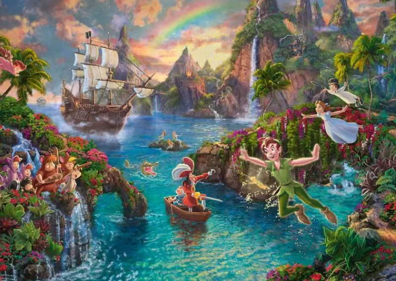 Schmidt Spiele Puzzle Peter Pan 1000 Piezas - ^ Puzzles De 250 Piezas Y Más