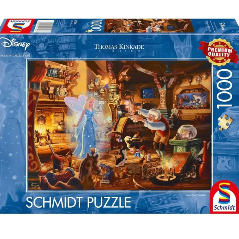 Schmidt Spiele Puzzle Pinocho Y Gepetto 1000 Piezas - ^ Puzzles De 250 Piezas Y Más