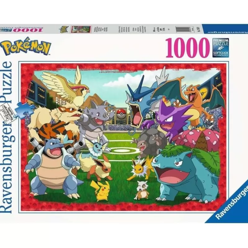 Ravensburger Puzzle Pokemon Showdown 1000 Piezas - ^ Puzzles De 250 Piezas Y Más