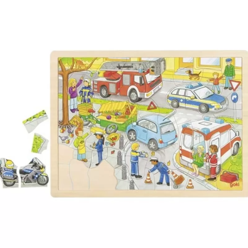 Goki Puzzle Police - ^ Puzzles De 50 A 80 Piezas