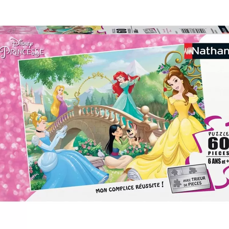 Nathan Puzzle Princesas Disney 60 Piezas - ^ Puzzles De 50 A 80 Piezas