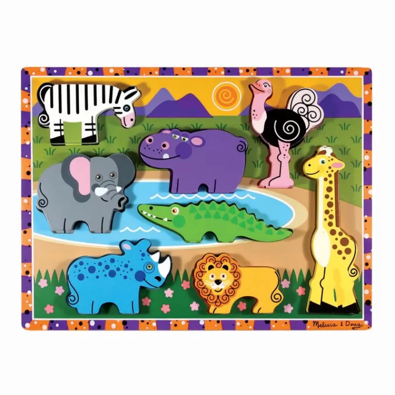 Melissa & Doug Puzzle Safari - ^ Puzzles Para Niños