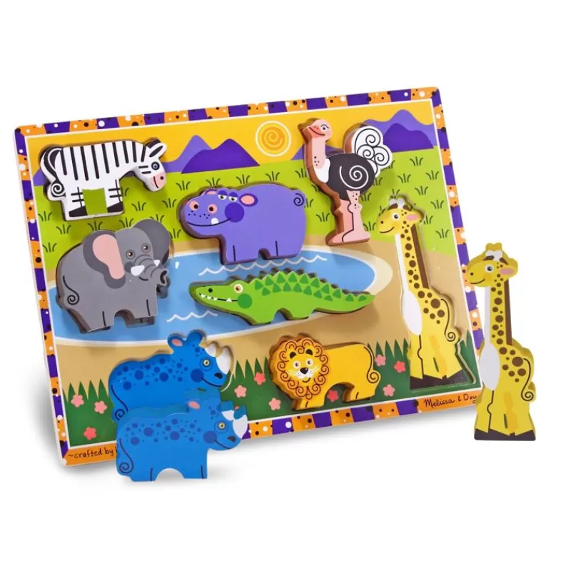 Melissa & Doug Puzzle Safari - ^ Puzzles Para Niños