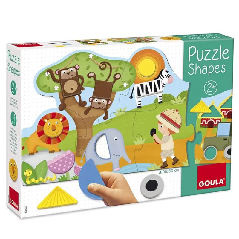 Goula Puzzle Shapes Safari - ^ Rompecabezas De 12 Piezas