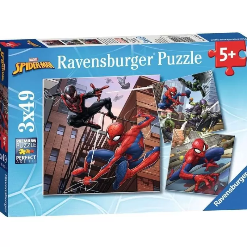 Ravensburger Puzzle Spiderman 3X49 Pcs - ^ Puzzles De 20 A 48 Piezas