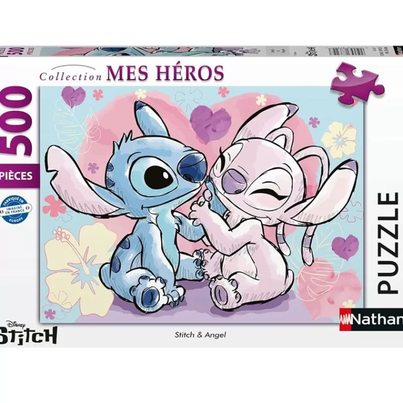 Nathan Puzzle Stitch Y Angel 500 Piezas - ^ Puzzles De 250 Piezas Y Más