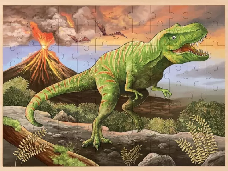 Goki Puzzle T-Rex - ^ Puzzles De 100 A 200 Piezas