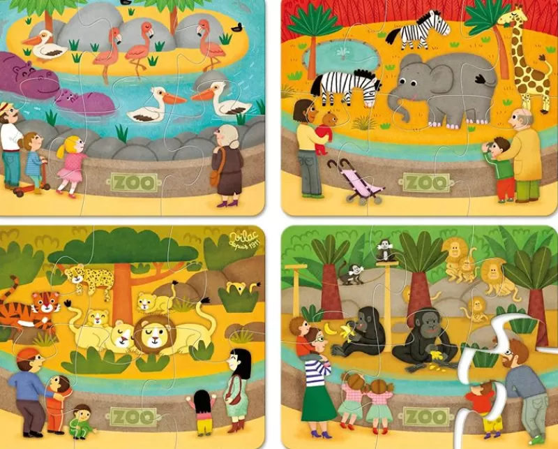 Vilac Puzzles Del Zoo - ^ Puzzles Para Niños