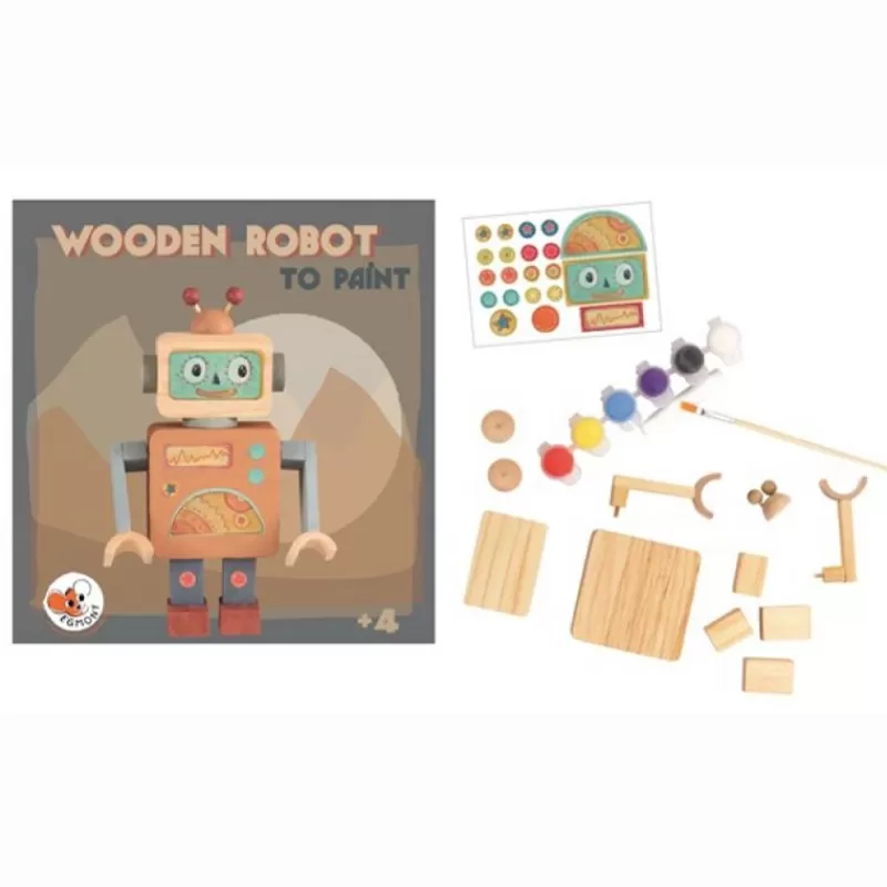 Egmont Toys Robot De Madera Para Pintar - ^ Actividades Creativas De Ocio