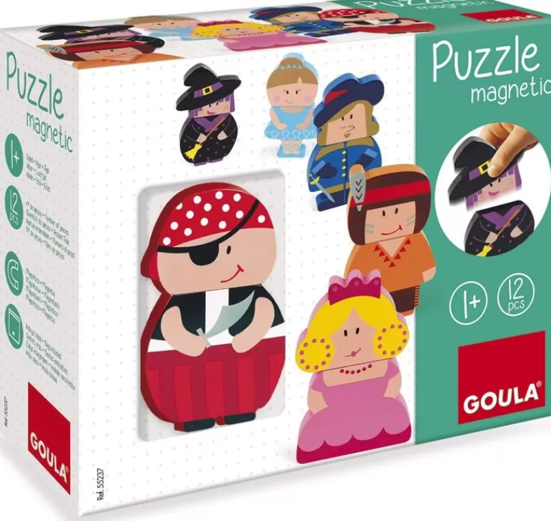 Goula Rompecabezas De Caracteres Magnéticos - ^ Puzzles Para Niños