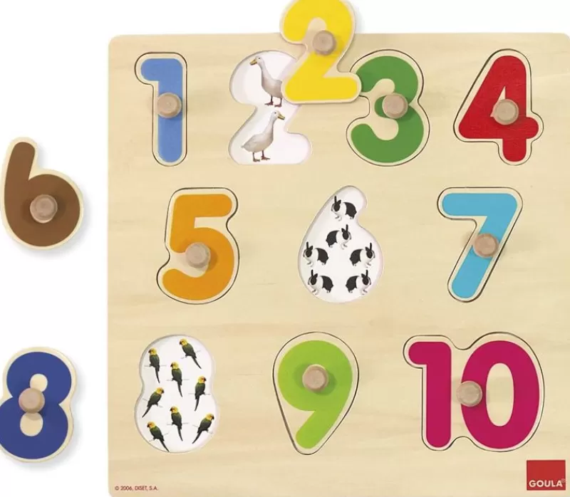 Goula Rompecabezas De Numeros - ^ Puzzles Para Niños