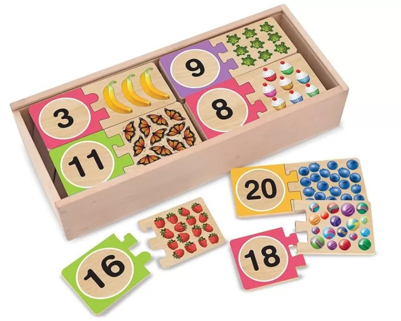 Melissa & Doug Rompecabezas De Numeros - ^ Aprender Divirtiéndose