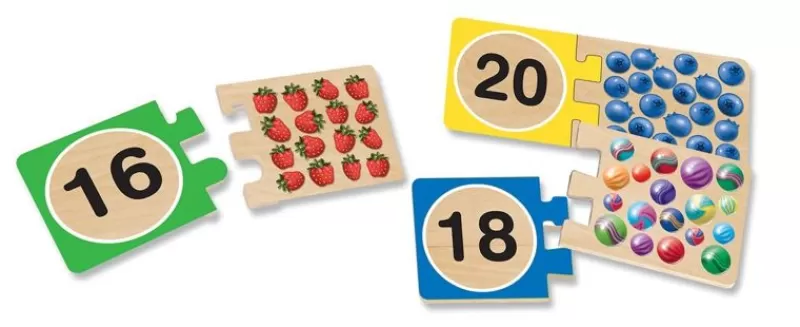 Melissa & Doug Rompecabezas De Numeros - ^ Aprender Divirtiéndose