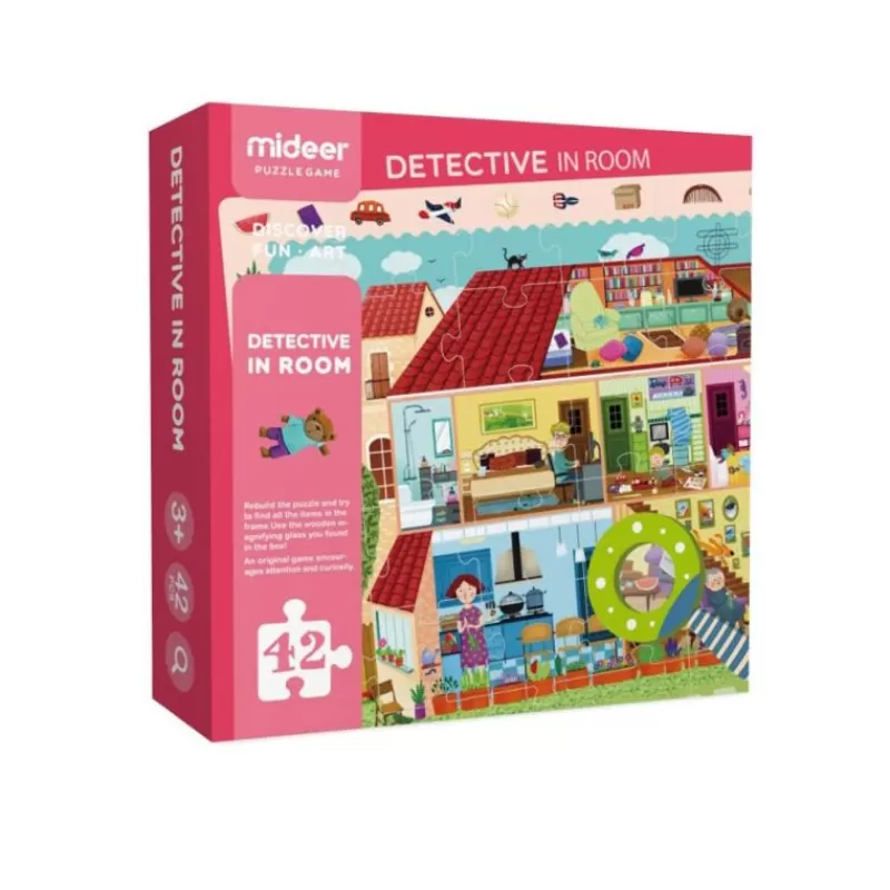 Mideer Rompecabezas Del Detective De La Casa - ^ Puzzles De 20 A 48 Piezas