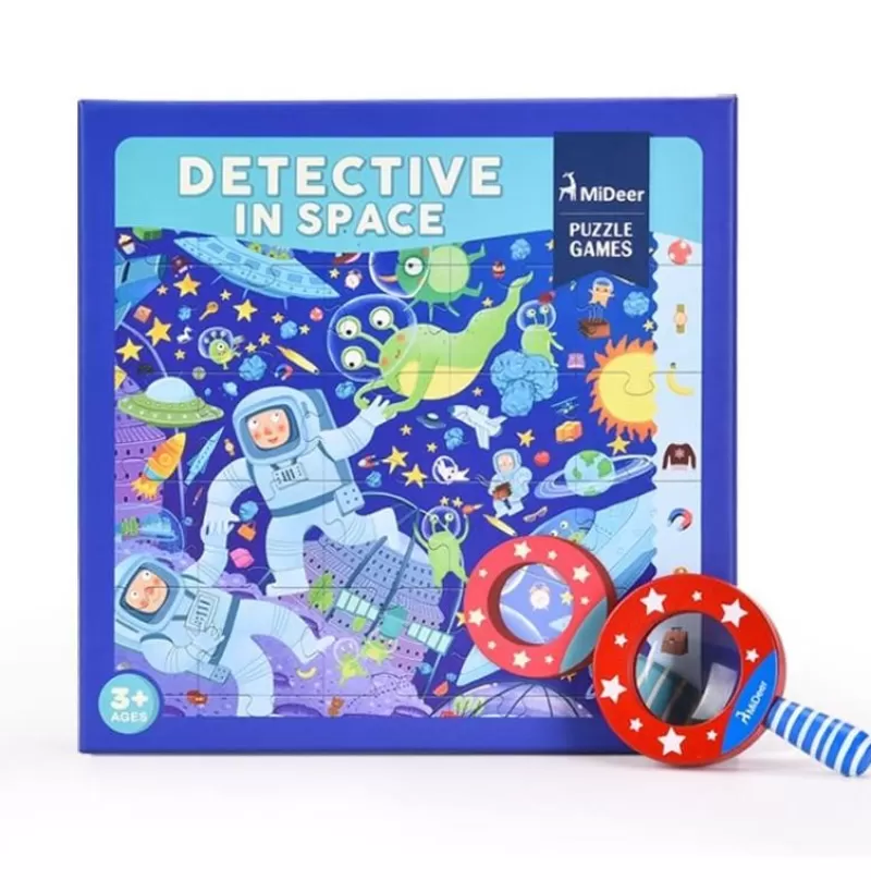 Mideer Rompecabezas Del Detective Del Espacio - ^ Puzzles De 20 A 48 Piezas