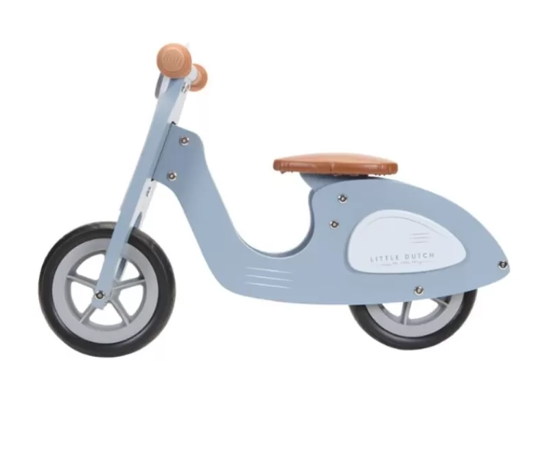 Little Dutch Scooter Draisienne - Azul - ^ Draisiennes Y Bicicletas De Madera