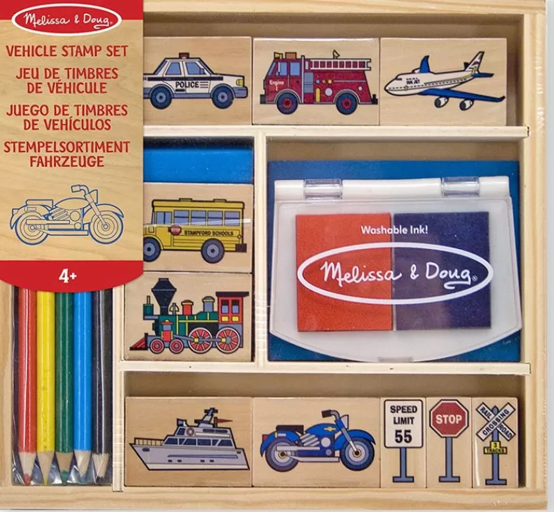 Melissa & Doug Sellos De Vehiculos - ^ Actividades Creativas De Ocio