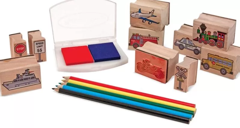 Melissa & Doug Sellos De Vehiculos - ^ Actividades Creativas De Ocio