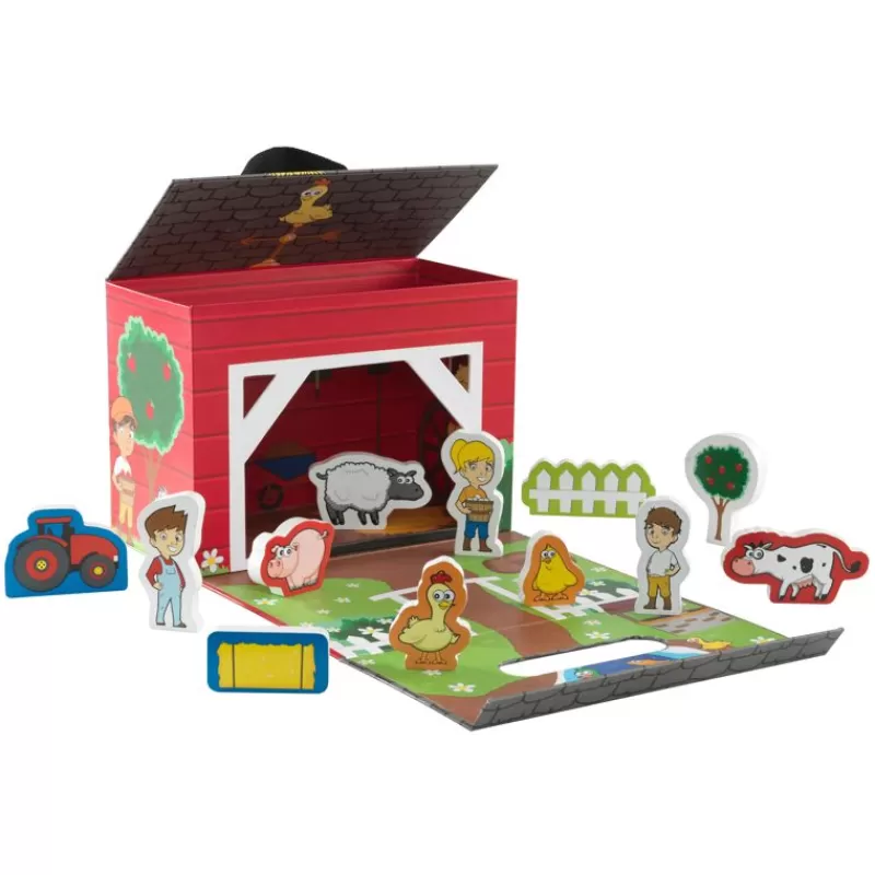 Kidkraft Set De Juego - En La Granja - ^ Granja, Safari Y Caballos