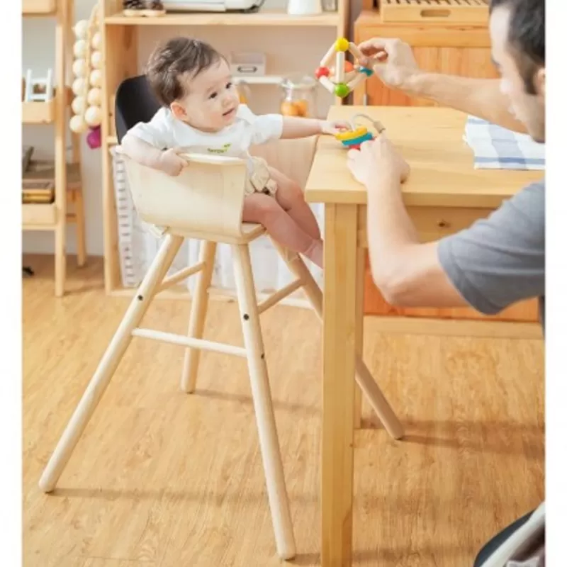 Plan Toys Silla De Bar - Negra - ^ Mobiliario De Guarderia