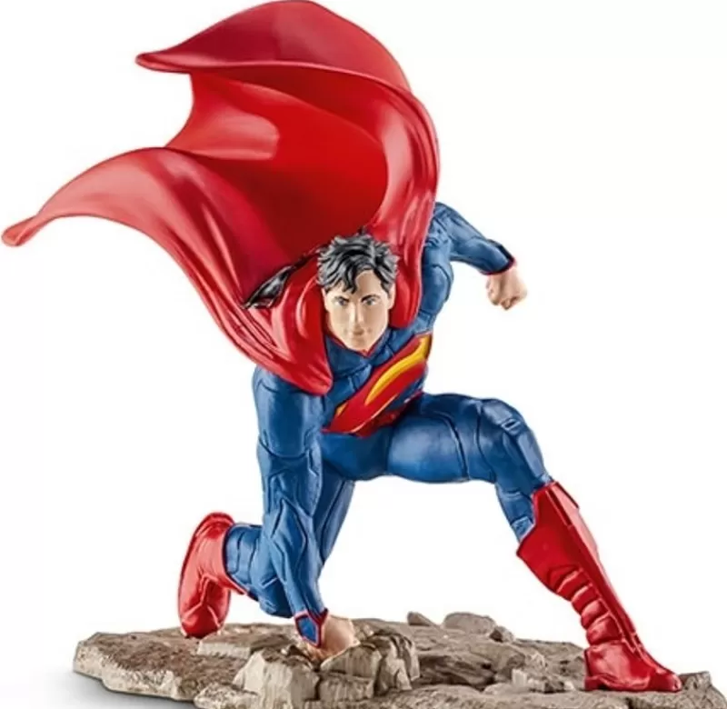 Schleich Superman De Rodillas - ^ Héroes De Cómic Y Dibujos Animados