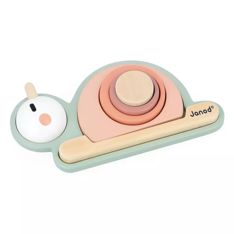 Janod Sweet Cocoon Caracol Sensorial Apilable - ^ Puzzles Para Niños