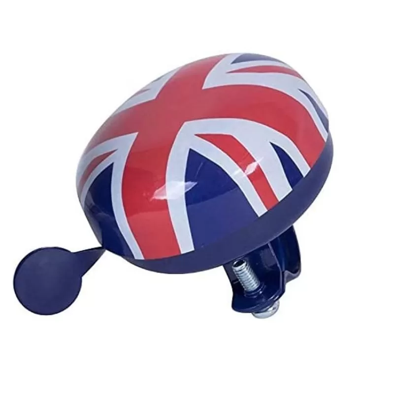 Kiddimoto Timbre De Bicicleta Union Jack - ^ Cascos Y Guantes