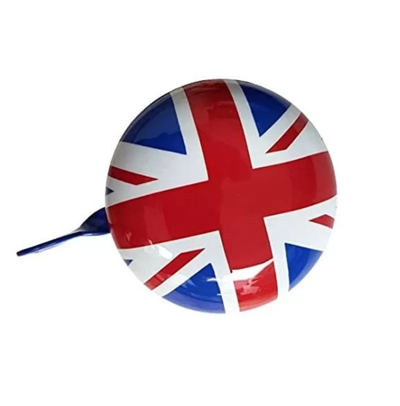 Kiddimoto Timbre De Bicicleta Union Jack - ^ Cascos Y Guantes