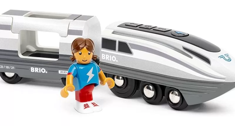 Brio Tren Grey Turbo^ Locomotoras, Vagones Y Trenes Brio