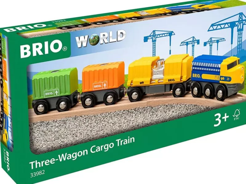 Brio Tren De Mercancias Largo - ^ Locomotoras, Vagones Y Trenes Brio