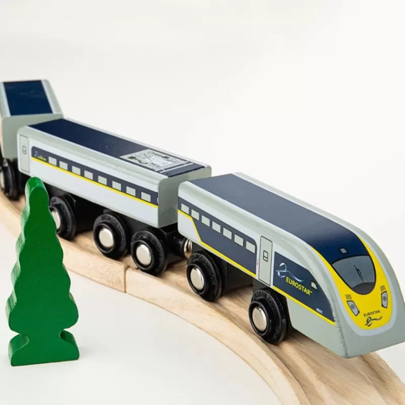 Bigjigs Toys Tren Eurostar E320 - ^ Locomotoras, Vagones Y Trenes Brio