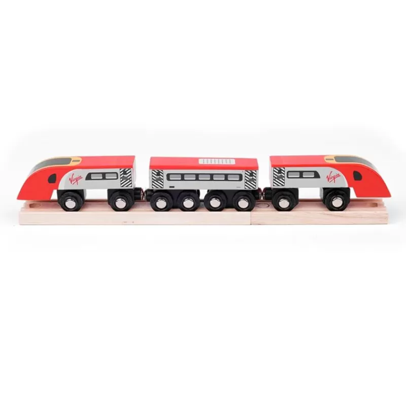 Bigjigs Toys Tren Virgin Pendolino - ^ Locomotoras, Vagones Y Trenes Brio