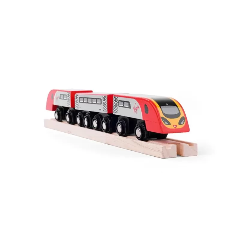 Bigjigs Toys Tren Virgin Pendolino - ^ Locomotoras, Vagones Y Trenes Brio