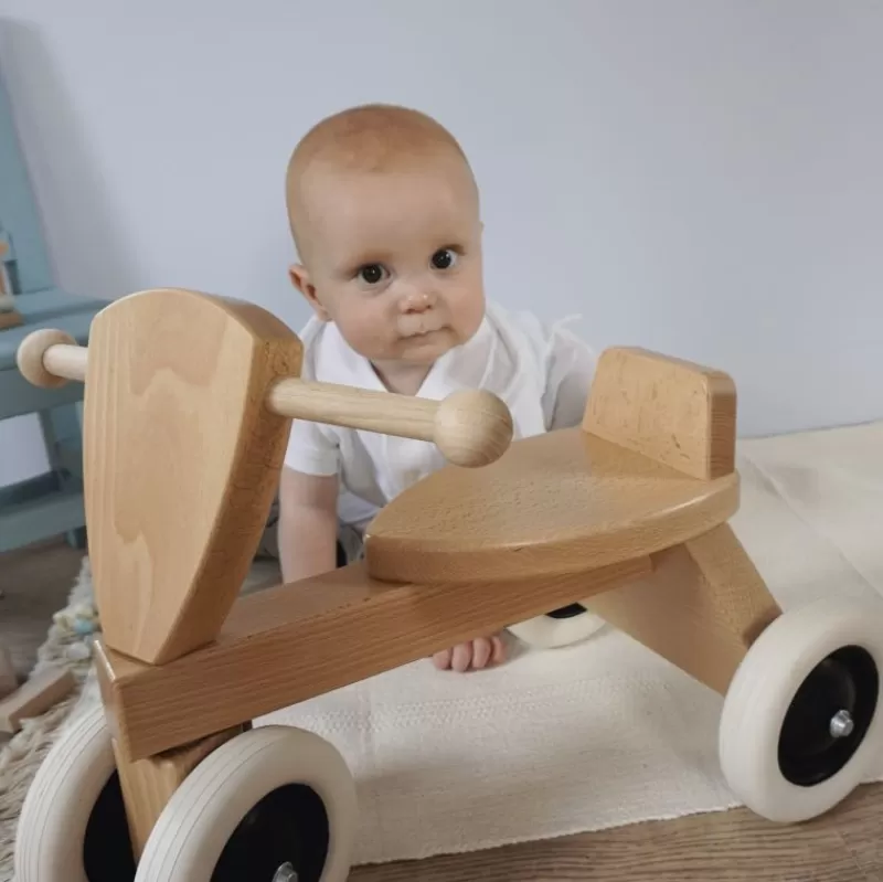 Egmont Toys Triciclo De Madera Natural - ^ Transportistas