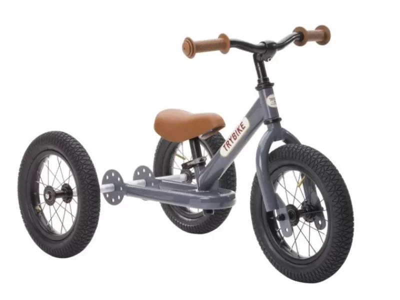 Trybike Draisienne Evolutive 2 En 1 Gris Antracita - ^ Draisiennes Y Bicicletas De Madera