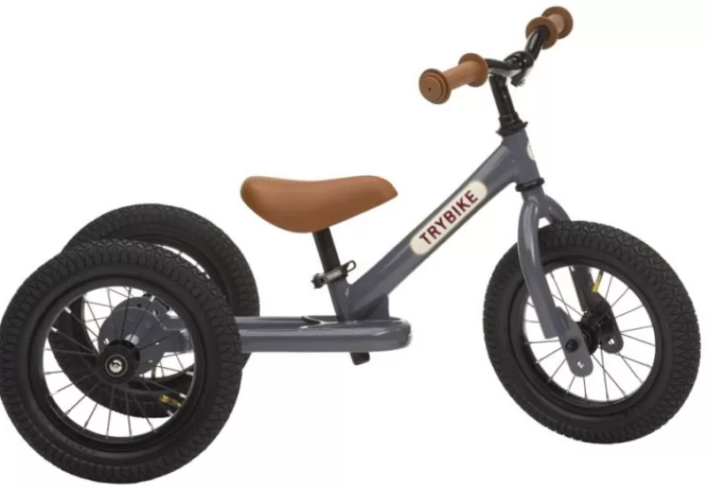 Trybike Draisienne Evolutive 2 En 1 Gris Antracita - ^ Draisiennes Y Bicicletas De Madera