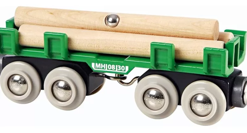 Brio Vagon Transportador De Madera - ^ Locomotoras, Vagones Y Trenes Brio